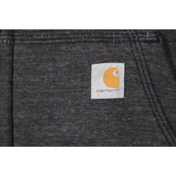 Carhartt Hoodie Mens 2XL Full Zip Relaxed Fit Sweatshirt Workwear Cotton Blend - Picture 3 of 8